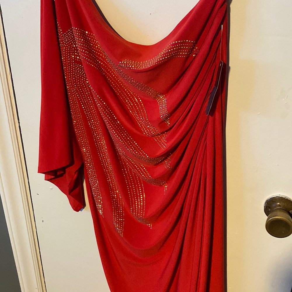Red beautiful dress